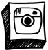 Hand drawn instagram icon