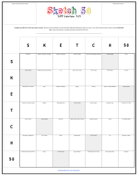 Click to download Sketch 50 icon Grid as PDF